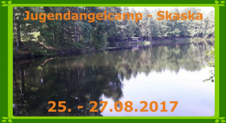 Jugendangeln Camp Skaska Inselgrube Angelverein Stadt Pirna