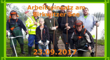 Hilfeleistung mit Arbeitseinsatz Angelsportverein Müglitztal e.V. Angelverein Stadt Pirna e.V