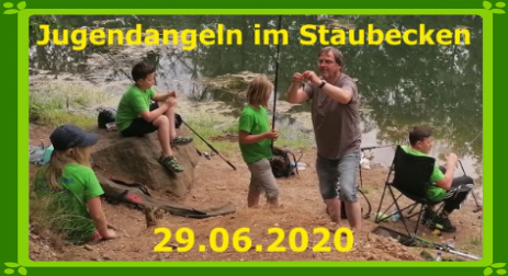 Jugendangeln Staubecken Pirna Copitz Angelverein Stadt Pirna