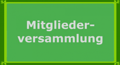 Mitgliederversammlung